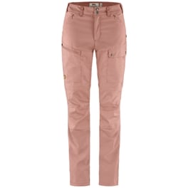 Fjällräven Abisko Midsummer Zip Off Trousers W Women’s Outdoor trousers Pink Main Front 75351
