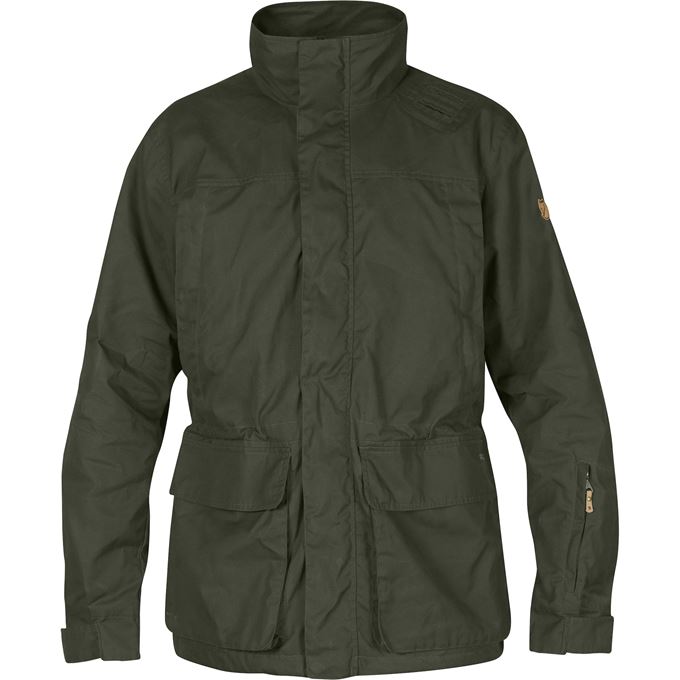 Fjällräven Brenner Pro Jacket M Men’s Hunting jackets Dark green, Green Main Front 20019