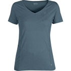 Fjällräven Abisko Cool T-shirt W Women’s T-shirts & tank tops Grey, Blue Main Front 15226