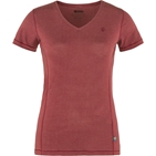 Fjällräven Abisko Cool T-shirt W Women’s T-shirts & tank tops Red Main Front 48956