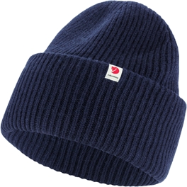 Fjällräven Fjällräven Heavy Beanie Unisex Caps, hats & beanies Blue Main Front 82015