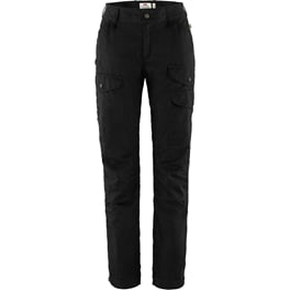 Fjällräven Vidda Pro Ventilated Trs W Women’s Trekking trousers Black Main Front 65750