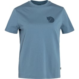 Fjällräven Fox Boxy Logo Tee W Women’s T-shirts & tank tops Blue Main Front 59508