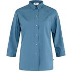 Fjällräven Abisko Hike Shirt W Women’s Shirts Blue Main Front 59284