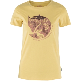 Fjällräven Arctic Fox T-shirt W Women’s T-shirts & tank tops Yellow Main Front 73771
