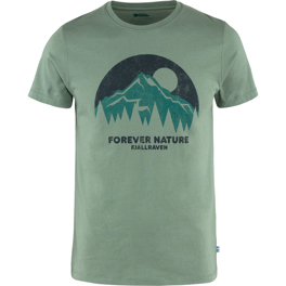 Fjällräven Nature T-shirt M Men’s T-shirts & tank tops Green Main Front 49320