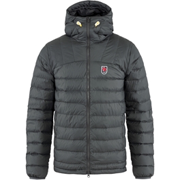 Fjällräven Expedition Pack Down Hoodie M Men’s Down jackets Grey Main Front 56348