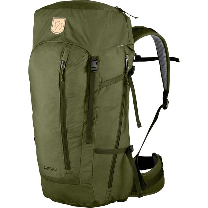 Fjällräven Abisko Hike 35 Unisex Trekking backpacks Green Main Front 16427