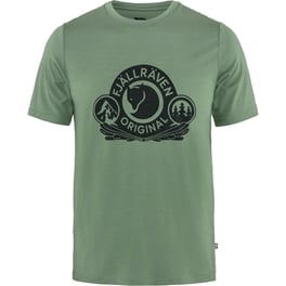 Fjällräven Abisko Wool Classic SS M Men’s T-shirts & tank tops Green Main Front 49519