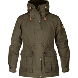 Fjällräven Jacket No. 68 W Women’s Hunting jackets Dark green, Green Main Front 15243