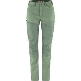 Fjällräven Abisko Midsummer Trs W Short Women’s Trekking trousers Green Main Front 49015