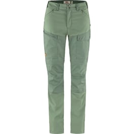 Fjällräven Abisko Midsummer Zip Off Trousers W Women’s Outdoor trousers Green Main Front 49020