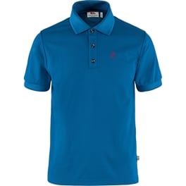 Fjällräven Crowley Pique Shirt M Men’s T-shirts & tank tops Blue Main Front 49565