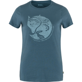 Fjällräven Arctic Fox Print T-shirt W Women’s T-shirts & tank tops Blue Main Front 49858