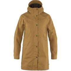 Fjällräven Karla Lite Jacket W Women’s Outdoor jackets Brown, Yellow Main Front 49712