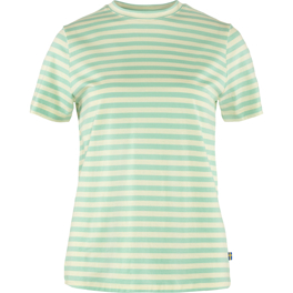 Fjällräven Striped T-shirt W Women’s T-shirts & tank tops White, Green Main Front 49546