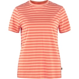 Fjällräven Striped T-shirt W Women’s T-shirts & tank tops Red Main Front 49548