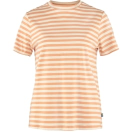 Fjällräven Striped T-shirt W Women’s T-shirts & tank tops White, Orange Main Front 49550