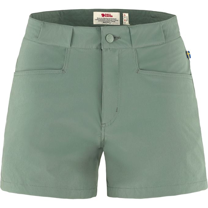 Fjällräven High Coast Lite Shorts W Women’s Shorts & skirts Green Main Front 49612