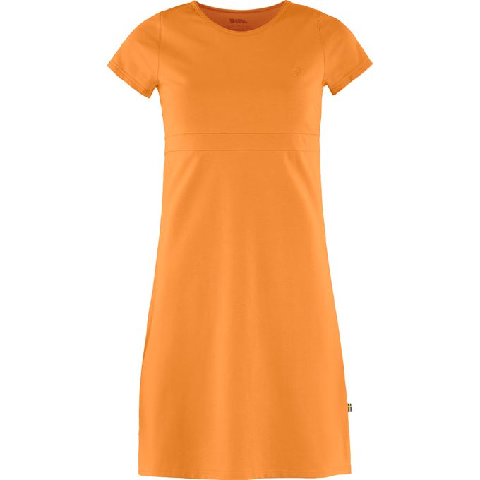 Fjällräven High Coast Dress W Women’s Dresses Orange Main Front 49596