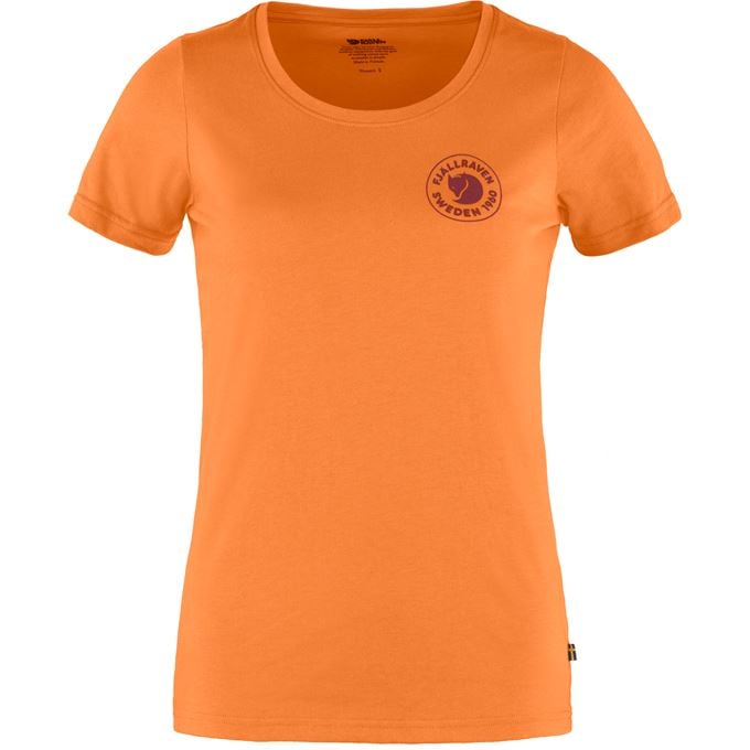 Fjällräven 1960 Logo T-shirt W Women’s T-shirts & tank tops Orange Main Front 48947