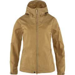 Fjällräven Stina Jacket W Women’s Outdoor jackets Brown, Yellow Main Front 49780