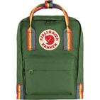 Fjällräven Kånken Rainbow Mini Unisex Kånken bags Dark green, Green, Multicolor Main Front 49693
