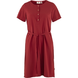 Fjällräven Övik Lite Dress Women’s Dresses Red, Burgundy Main Front 49331