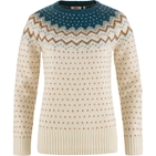 Fjällräven Övik Knit Sweater W Women’s Sweaters & knitwear White, Green, Beige Main Front 16746