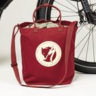 Fjällräven S/F Cave Tote Unisex Daypacks Red, Burgundy Main Front 58479