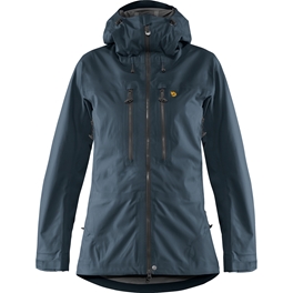 Fjällräven Bergtagen Eco-Shell Jacket W Women’s Mountaineering jackets Blue Main Front 15093