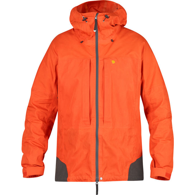 Fjällräven Bergtagen Jacket M Men’s Mountaineering jackets Orange Main Front 21290