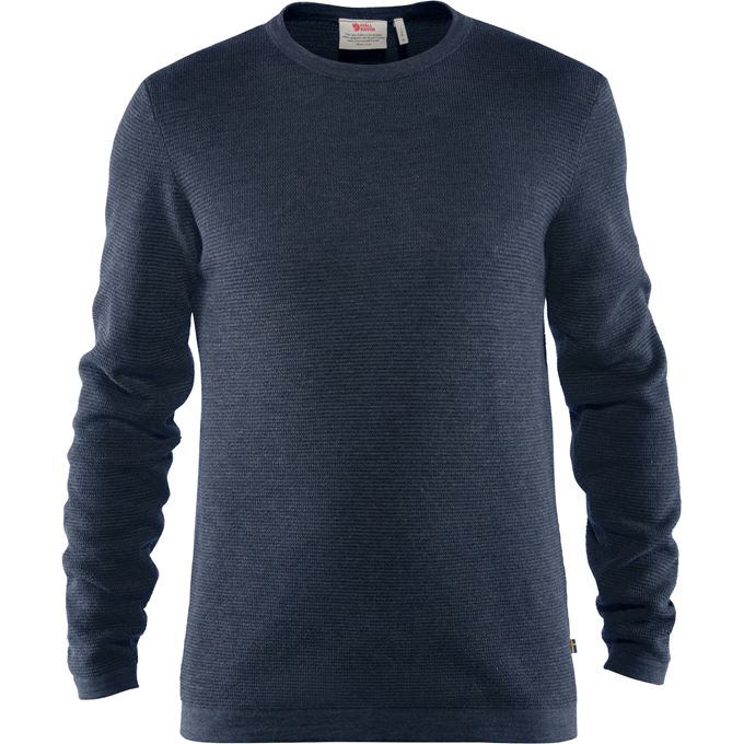 Fjällräven High Coast Merino Sweater M Men’s Sweaters & knitwear Blue Main Front 19371
