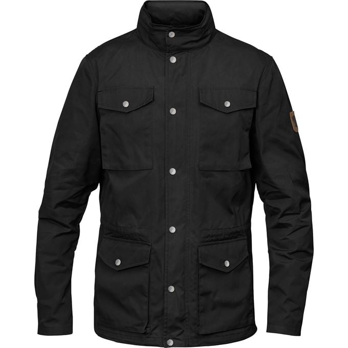 Fjällräven Räven Jacket M Men’s Outdoor jackets Black Main Front 15428
