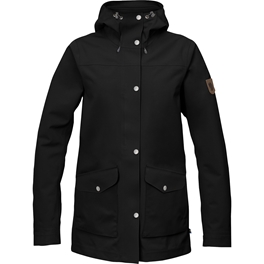 Fjällräven Greenland Eco-Shell Jacket W Women’s Outdoor jackets Black Main Front 15522