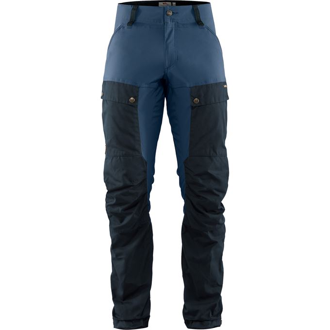 Fjällräven Keb Trousers M Reg Men’s Trekking trousers Blue Main Front 16809