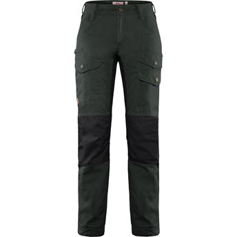Fjällräven Vidda Pro Ventilated Trs W Short Women’s Trekking trousers Black Main Front 14589