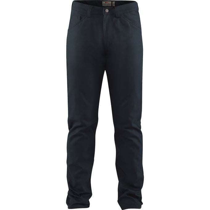 Fjällräven Greenland Canvas Jeans M Men’s Outdoor trousers Blue Main Front 24987