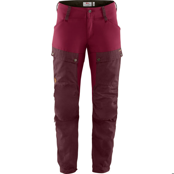 Fjällräven Keb Trousers W Reg Women’s Trekking trousers Purple, Red, Burgundy Main Front 17263