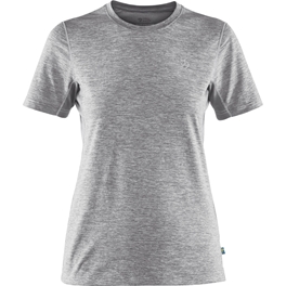 Fjällräven Abisko Mesh SS W Women’s T-shirts & tank tops Grey Main Front 14855