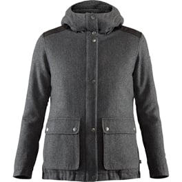Fjällräven Greenland Re-Wool Jacket W Women’s Outdoor jackets Grey Main Front 21315