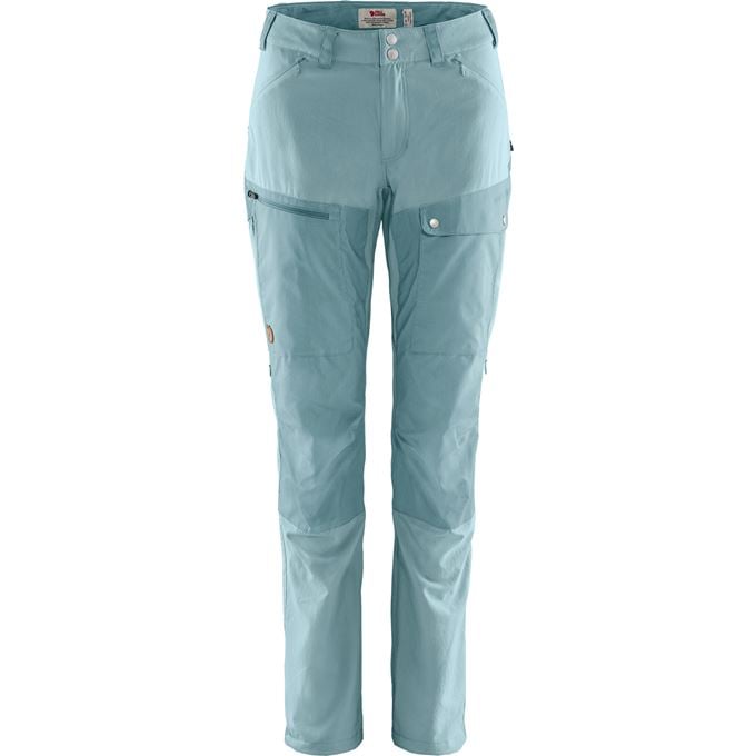 Fjällräven Abisko Midsummer Trs W Short Women’s Trekking trousers Blue, Blue Main Front 25109
