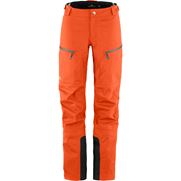 Fjällräven Bergtagen Eco-Shell Trousers W Women’s Mountaineering trousers Orange Main Front 51750