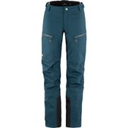 Fjällräven Bergtagen Eco-Shell Trousers W Women’s Mountaineering trousers Blue Main Front 50798
