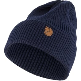 Fjällräven Directional Rib Beanie Unisex Caps, hats & beanies Blue Main Front 38056