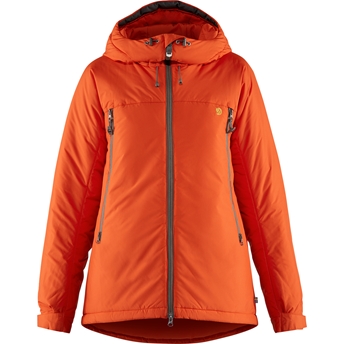 Fjällräven Bergtagen Insulation Jacket W Women’s Mountaineering jackets Orange Main Front 25551