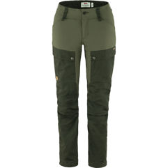 Fjällräven Keb Trousers Curved W Reg Women’s Trekking trousers Dark green, Green Main Front 19340