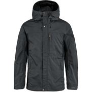 Fjällräven Kaipak Jacket M Men’s Trekking jackets Black, Grey Main Front 14607