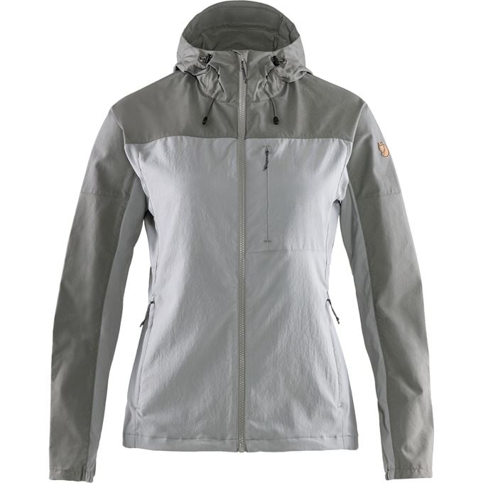 Fjällräven Abisko Midsummer Jacket W Women’s Outdoor jackets Grey Main Front 25590