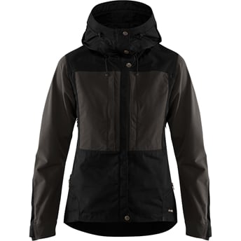 Fjällräven Keb Jacket W Women’s Trekking jackets Black Main Front 15462